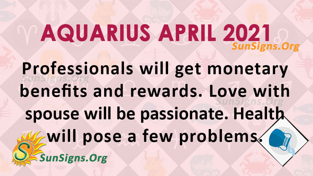 Aquarius April 2021