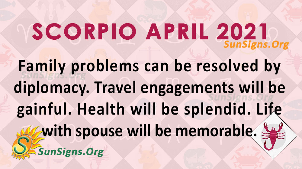 Scorpio April 2021