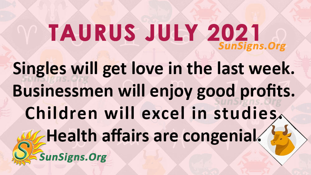 Taurus July 2021
