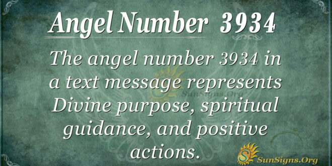 3934 angel number