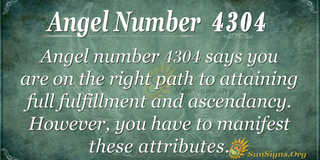 4304 angel number