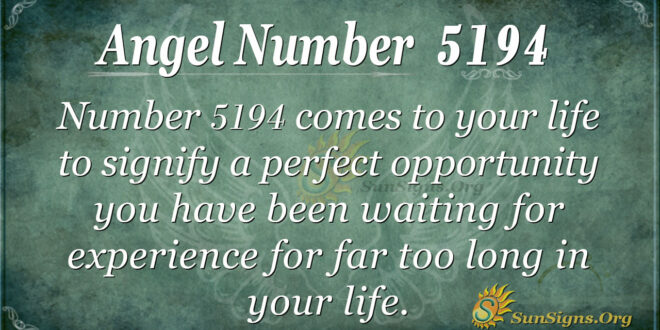 5194 angel number
