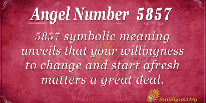 5857 angel number