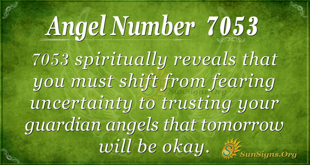 7053 angel number