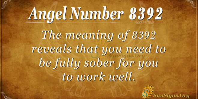 8392 angel number