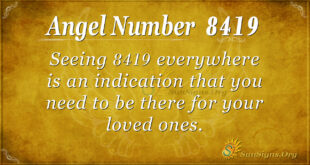 8419 angel number