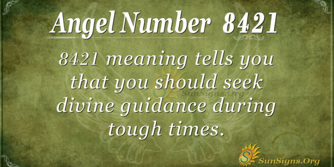 8421 angel number