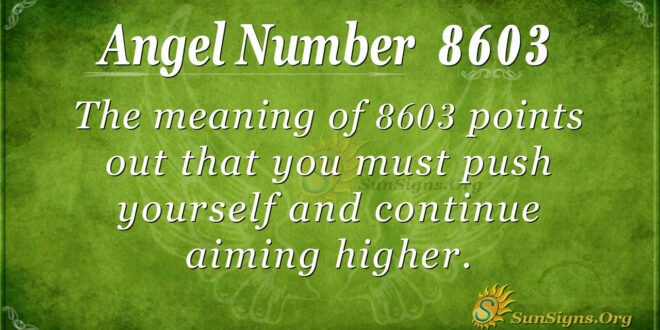 8603 angel number
