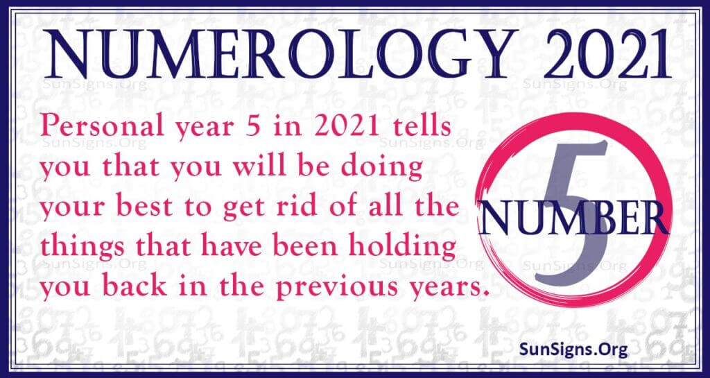 Numerology Number 5 2021