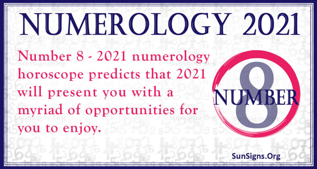 Numerology Number 8 2021
