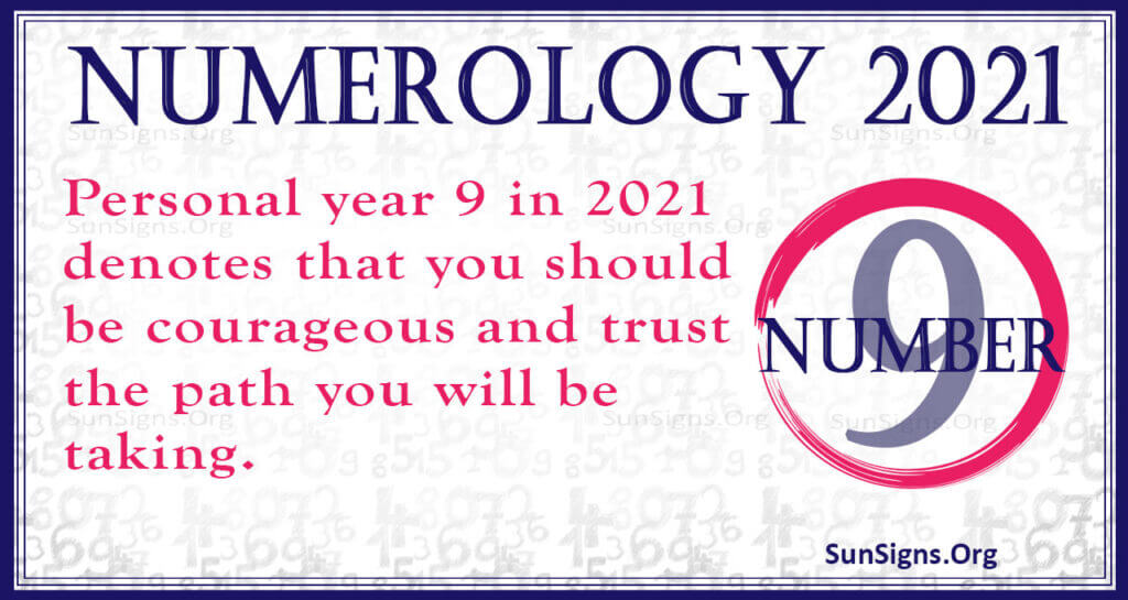 Numerology Number 9 2021