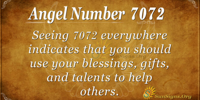 7072 angel number