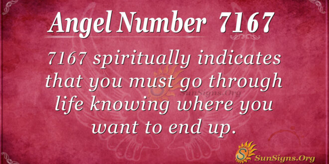 7167 angel number