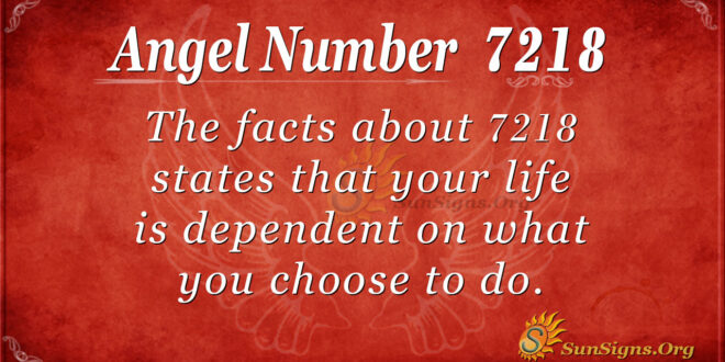 7218 angel number