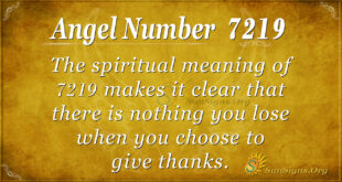 7219 angel number