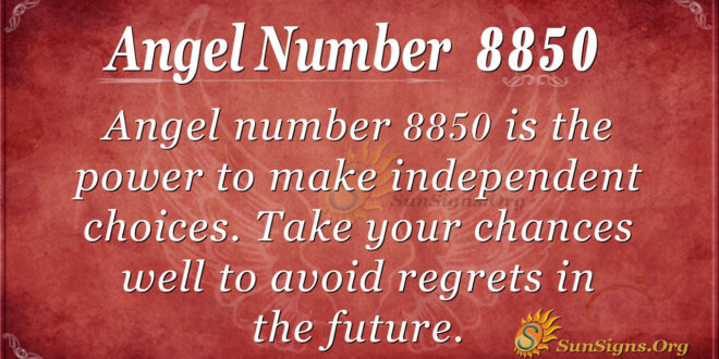 8850 angel number