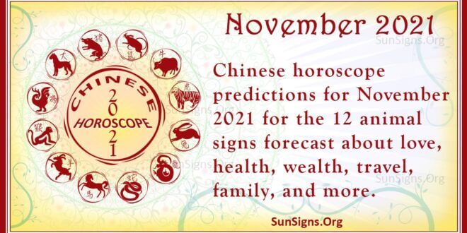 november 2021 chinese horoscope