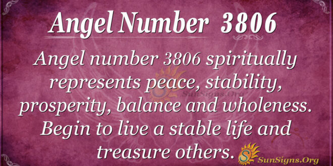 3806 angel number