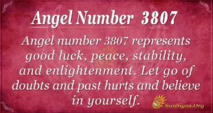 3807 angel number