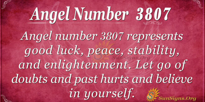 3807 angel number