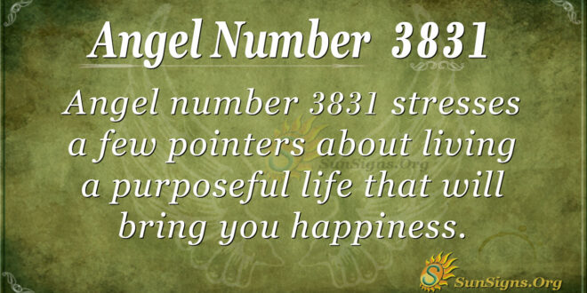 3831 angel number