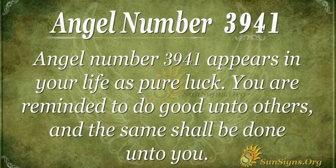 3941 angel number