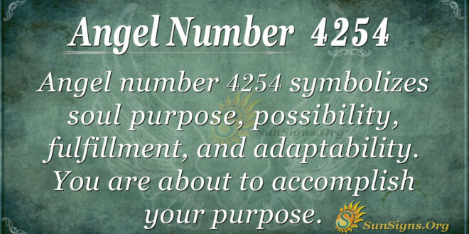 4254 angel number