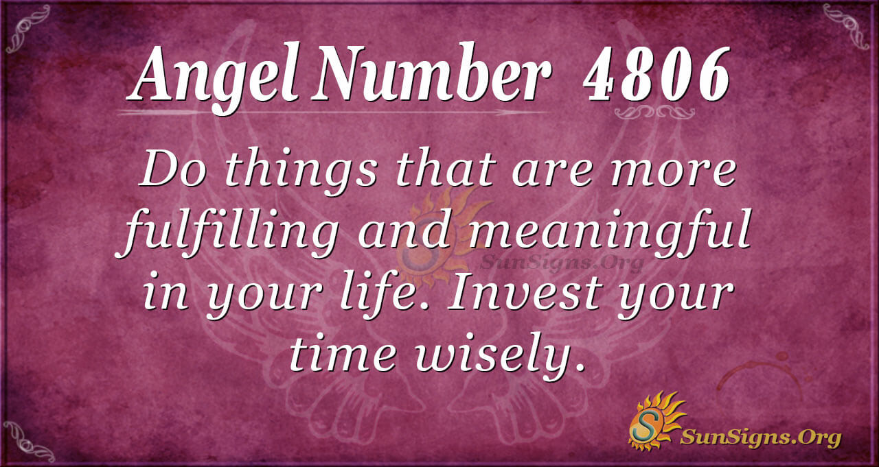 Angel Number 4806 Meaning: Discover Your Passion - SunSigns.Org