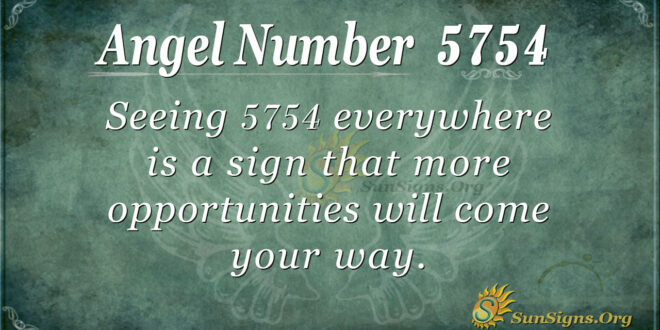 5754 angel number