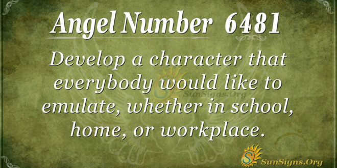 6481 angel number