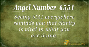 6551 angel number