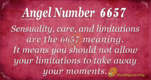 6657 angel number