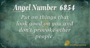 6854 angel number