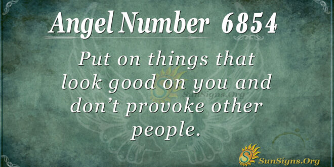 6854 angel number