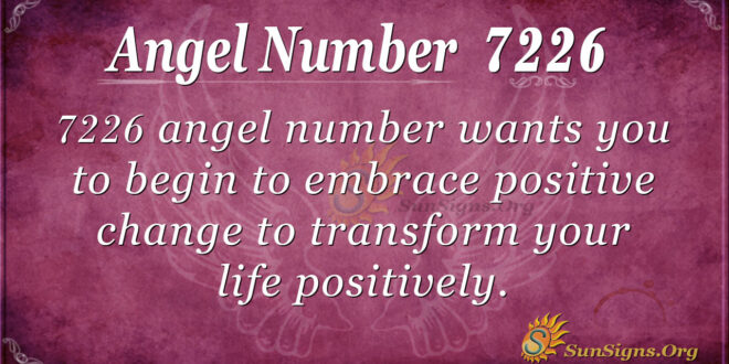 7226 angel number