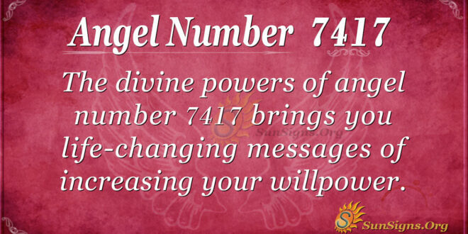 7417 angel number
