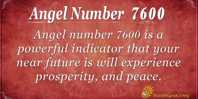7600 angel number