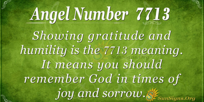 7713 angel number