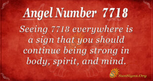 7718 angel number