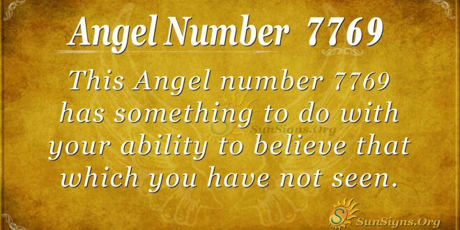 7769 angel number