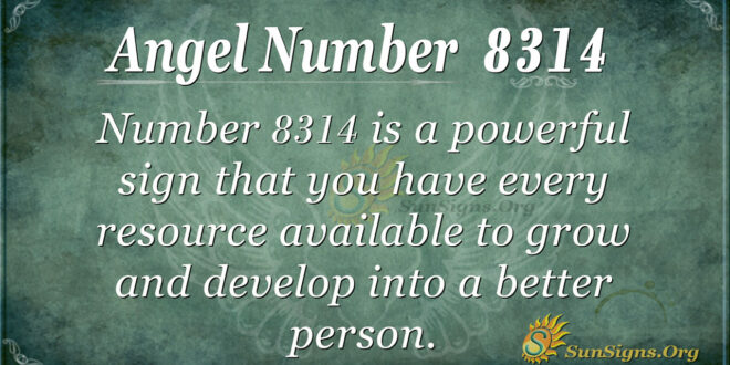 8314 angel number