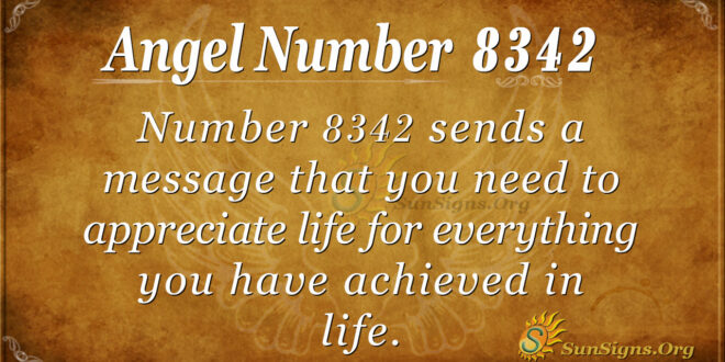 8342 angel number