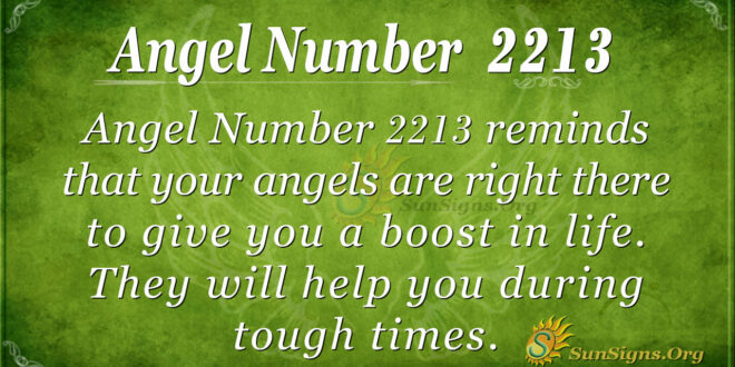 2213 angel number