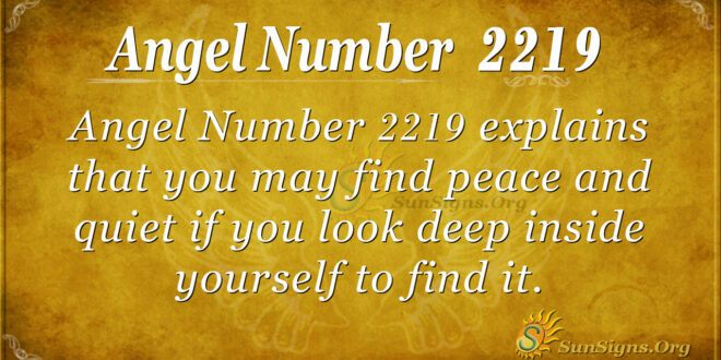 2219 angel number