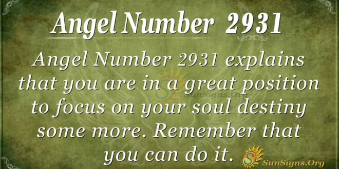 2931 angel number