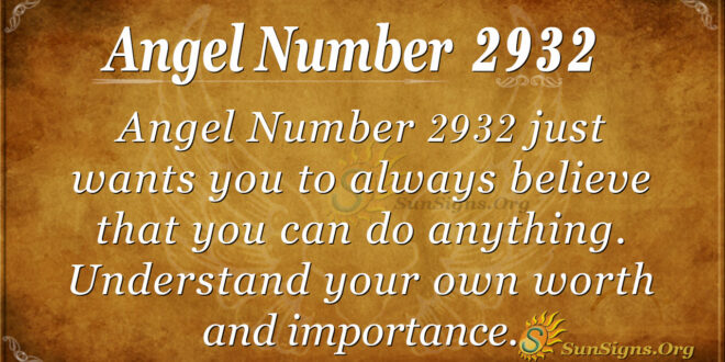 2932 angel number