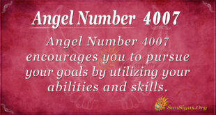 4007 angel number