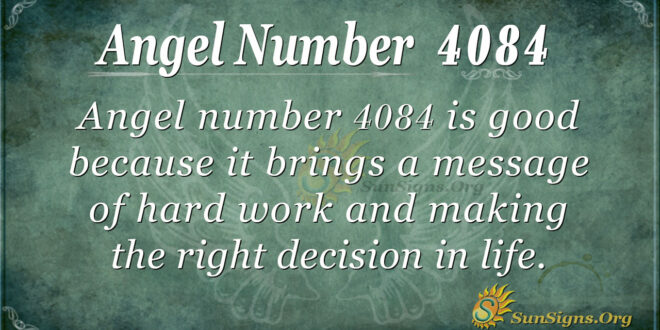 4084 angel number