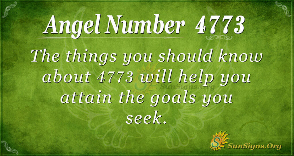 4773 angel number