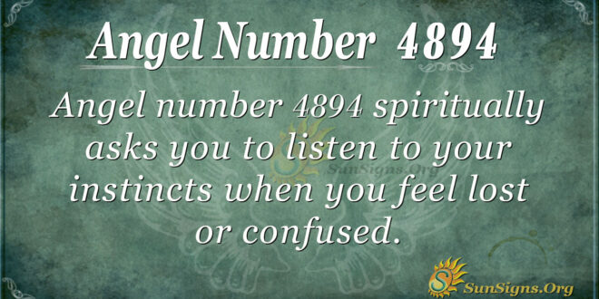4894 angel number